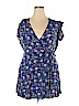 Xhilaration 100% Rayon Blue Casual Dress Size XXL - photo 1