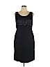Tahari 100% Silk Black Cocktail Dress Size 14 - photo 1
