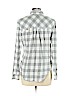 Aerie 100% Cotton Gray Long Sleeve Button-Down Shirt Size M - photo 2