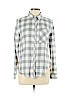Aerie 100% Cotton Gray Long Sleeve Button-Down Shirt Size M - photo 1