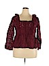 Madewell 100% Cotton Burgundy Long Sleeve Blouse Size XXL - photo 1