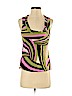 Theory Green Sleeveless Silk Top Size S - photo 1