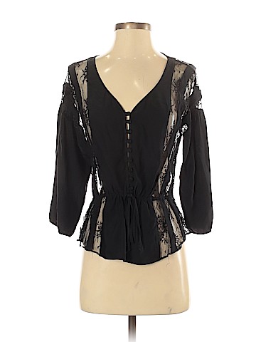 Parker 3/4 Sleeve Silk Top (view 1)