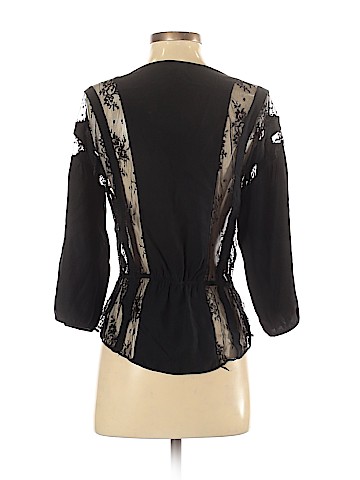 Parker 3/4 Sleeve Silk Top (view 2)