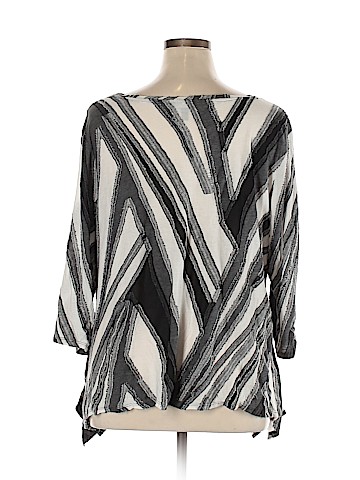 Simply Vera Vera Wang 3/4 Sleeve Top (view 2)