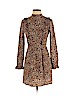 Topshop 100% Polyester Brown Casual Dress Size 4 - photo 1