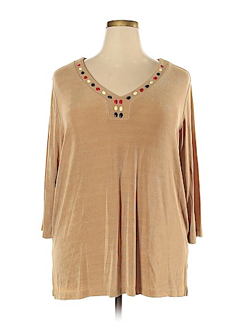 Slinky Brand 3/4 Sleeve Top (view 1)