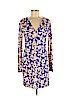 Diane von Furstenberg 100% Silk Blue Casual Dress Size 8 - photo 1
