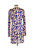 Diane von Furstenberg 100% Silk Blue Casual Dress Size 8 - photo 2
