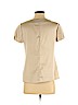 Banana Republic Factory Store 100% Polyester Tan Short Sleeve Blouse Size S (petite) - photo 2