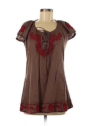 Free People Short Sleeve Blouse (view 1)