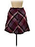 H&M 100% Polyester Burgundy Casual Skirt Size 6 - photo 2