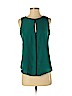 Mossimo 100% Polyester Blue Sleeveless Blouse Size S - photo 1