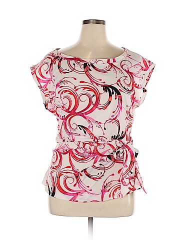 New York & Company Short Sleeve Blouse (view 1)