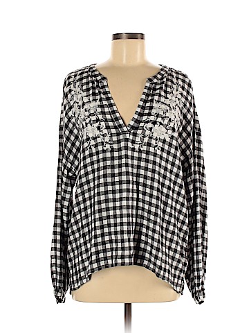 American Eagle Outfitters Long Sleeve Blouse (view 1)