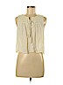 Kendall & Kylie 100% Rayon Ivory Sleeveless Blouse Size M - photo 1