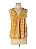 Lucky Brand Yellow Sleeveless Top Size L - photo 1