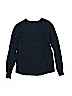 Gap Kids 100% Cotton Solid Blue Long Sleeve Henley Size M (youth) - photo 2