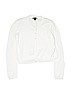 Gap Kids 100% Cotton Solid White Cardigan Size 14 - 16 - photo 1