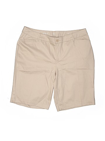 St. John's Bay Khaki Shorts (view 1)