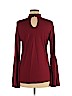 Haute Hippie 100% Modal Burgundy Long Sleeve Top Size S - photo 2