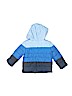 Little Me 100% Polyester Color Block Blue Coat 12-18 MO / 18 MO - photo 2