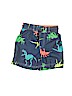Carter's 100% Polyester Print Blue Board Shorts Size 3T - photo 1