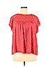 Gap 100% Polyester Pink Short Sleeve Blouse Size XL - photo 1