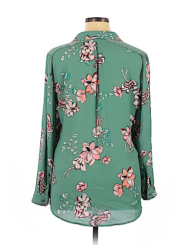 Candie's Long Sleeve Button-Down Shirt (view 2)