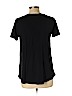 Lush Black Short Sleeve Top Size L - photo 2