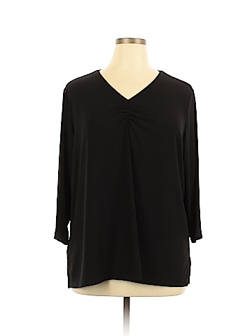 Susan Graver 3/4 Sleeve Top (view 1)