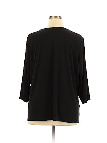 Susan Graver 3/4 Sleeve Top (view 2)