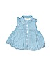 First Impressions 100% Lyocell Blue Dress Size 3-6 mo - photo 1
