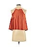 HD in Paris Orange Sleeveless Blouse Size 2 (petite) - photo 1
