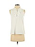 Karl Lagerfeld Paris Ivory Sleeveless Blouse Size XS - photo 1