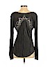 Free People 100% Cotton Gray Long Sleeve Top Size S - photo 2