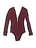 T by Alexander Wang Burgundy Bodysuit Size XS - photo 1
