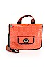 Fossil 100% Leather Orange Leather Messenger One size - photo 1