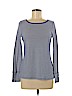 Talbots 100% Cotton Blue Long Sleeve T-Shirt Size M (petite) - photo 1