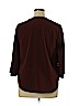 Melissa McCarthy Seven7 100% Polyester Brown 3/4 Sleeve Blouse Size 0X - photo 2