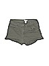 H&M Green Denim Shorts Size 10 - photo 1