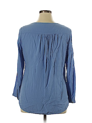 DressBarn Long Sleeve Blouse (view 2)