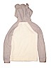 Cat & Jack 100% Polyester Ivory Fleece Jacket Size 14 - 16 - photo 2