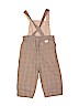 Janie and Jack 100% Cotton Tan Overalls Size 12-18 mo - photo 2