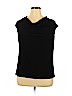 Ann Taylor Black Short Sleeve Blouse Size XL - photo 1