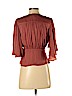 Forever 21 100% Polyester Orange 3/4 Sleeve Blouse Size XS - photo 2