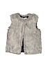 OshKosh B'gosh 100% Polyester Gray Faux Fur Vest Size 4T - photo 1