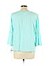 Style&Co 100% Cotton Green 3/4 Sleeve Top Size L (petite) - photo 2