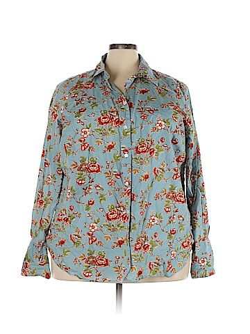 Lands' End Long Sleeve Button-Down Shirt (view 1)