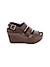 Chocolat Blu Brown Wedges Size 6 1/2 - photo 1